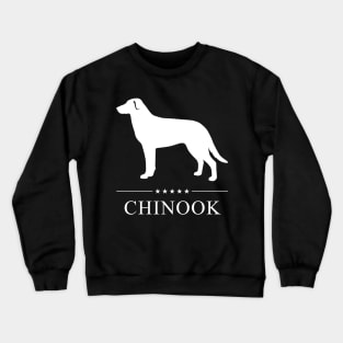 Chinook Dog White Silhouette Crewneck Sweatshirt